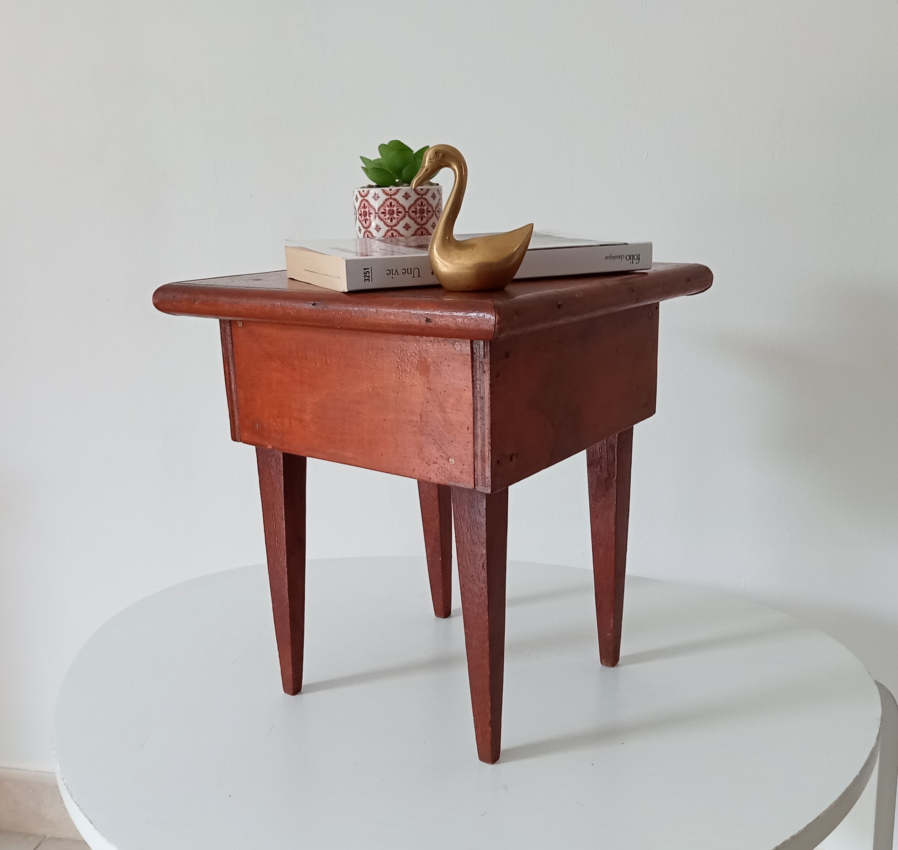 Antique sofa end stool