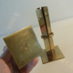 2 bougeoirs avec anneaux de serrage vintage-art-nouveau