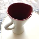 Saint Clément ceramic diabolo pitcher vase 1950