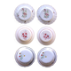 6 small paired plates Badonviller Saint Amand Luzin Digoin Sarreguemines
