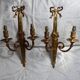 Bronze wall light in Louis XVI style