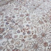Tapis Oushak beige anatolien au sol sku 2781