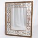 Miroir italien en verre églomisé, à parecloses, début XXe siècle