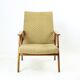 Midcentury Easy Chair In Oak, Czechoslovakia 1960s