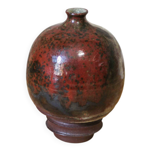 Petit vase en grès émaillé - alain