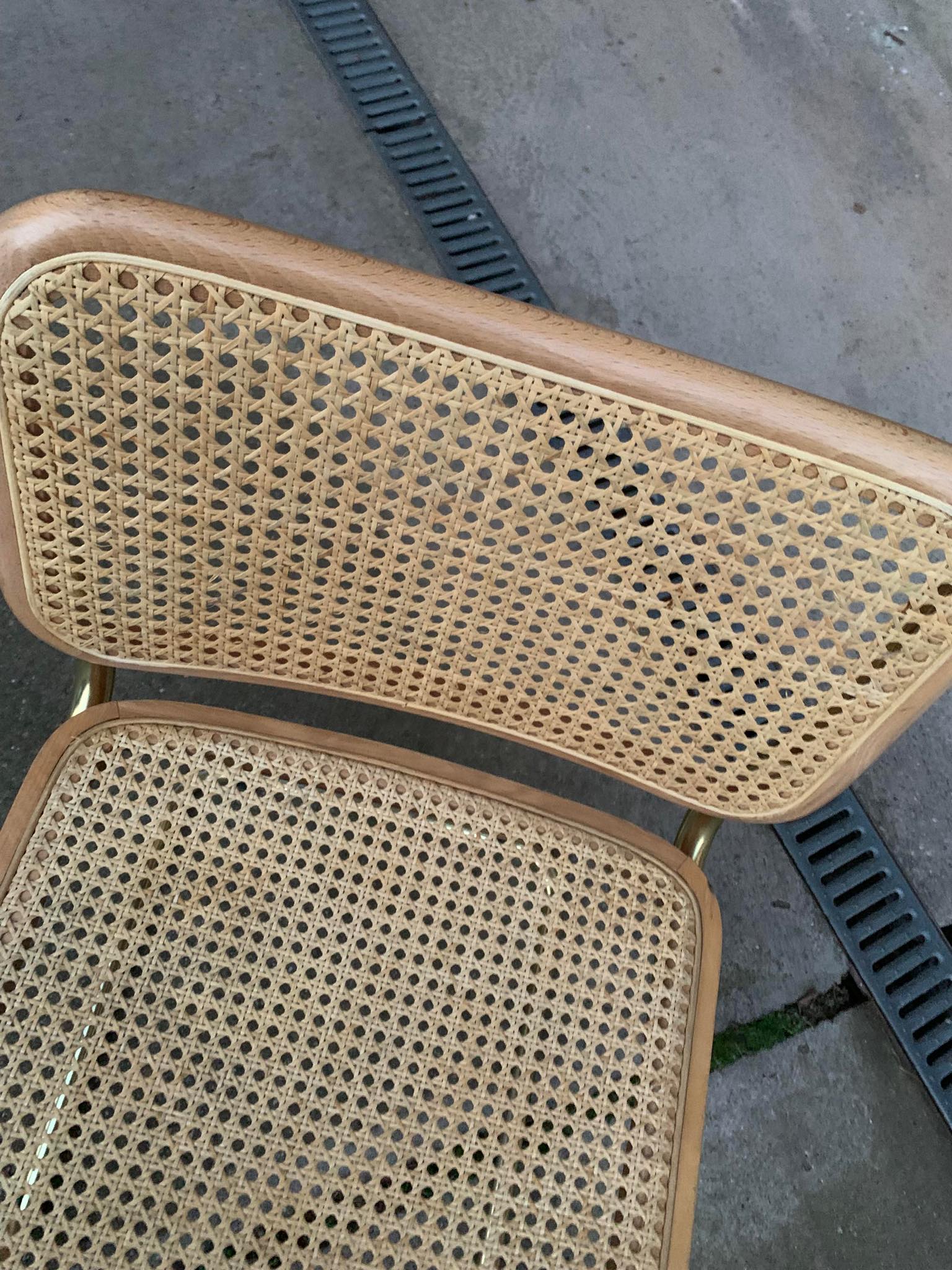 Mid-Century Modern Italian Marcel Breuer B32 Cesca Chair, 70s