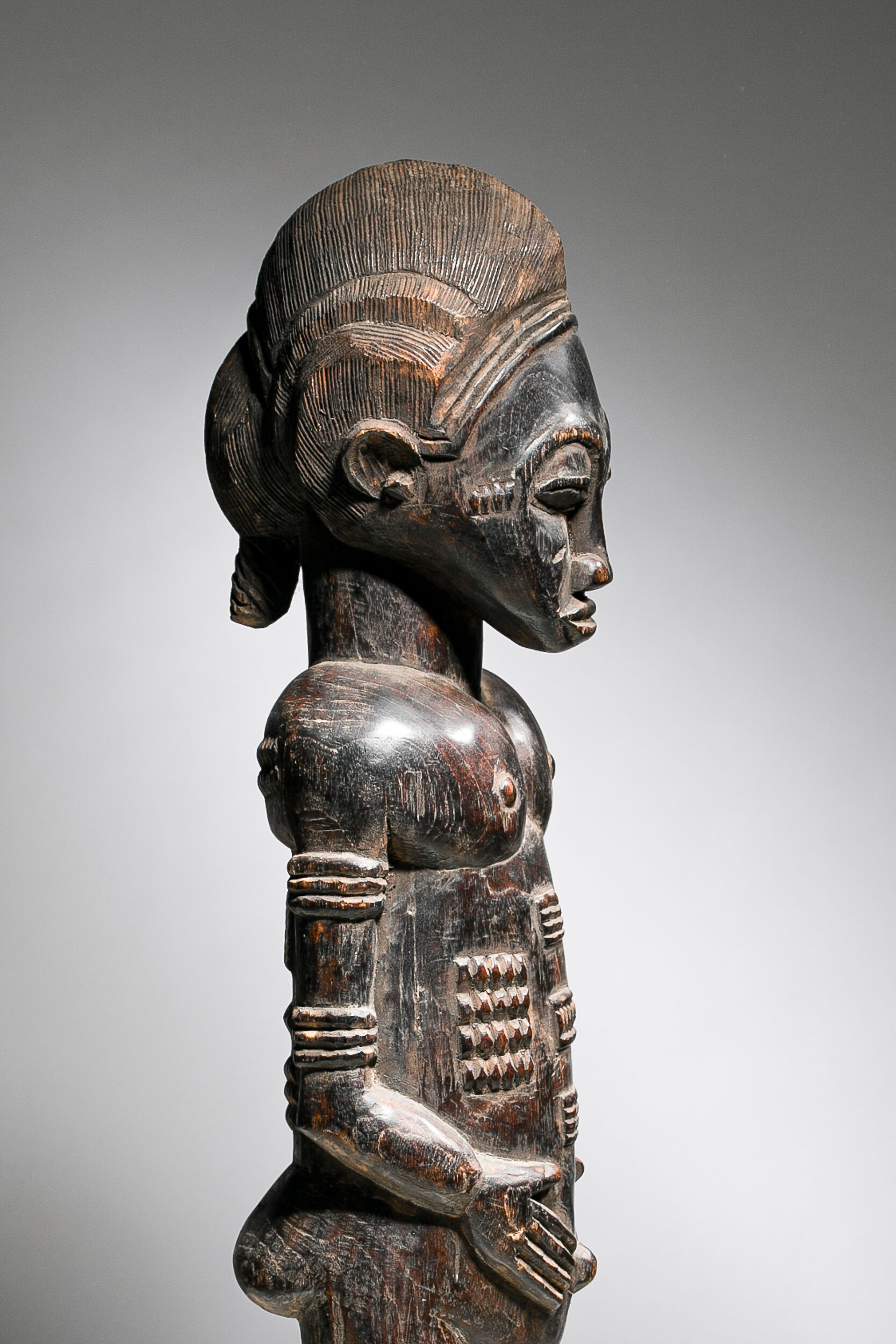 African statue - Ethnic decoration of Ivory Coast