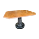 Table industrielle en fer et bois