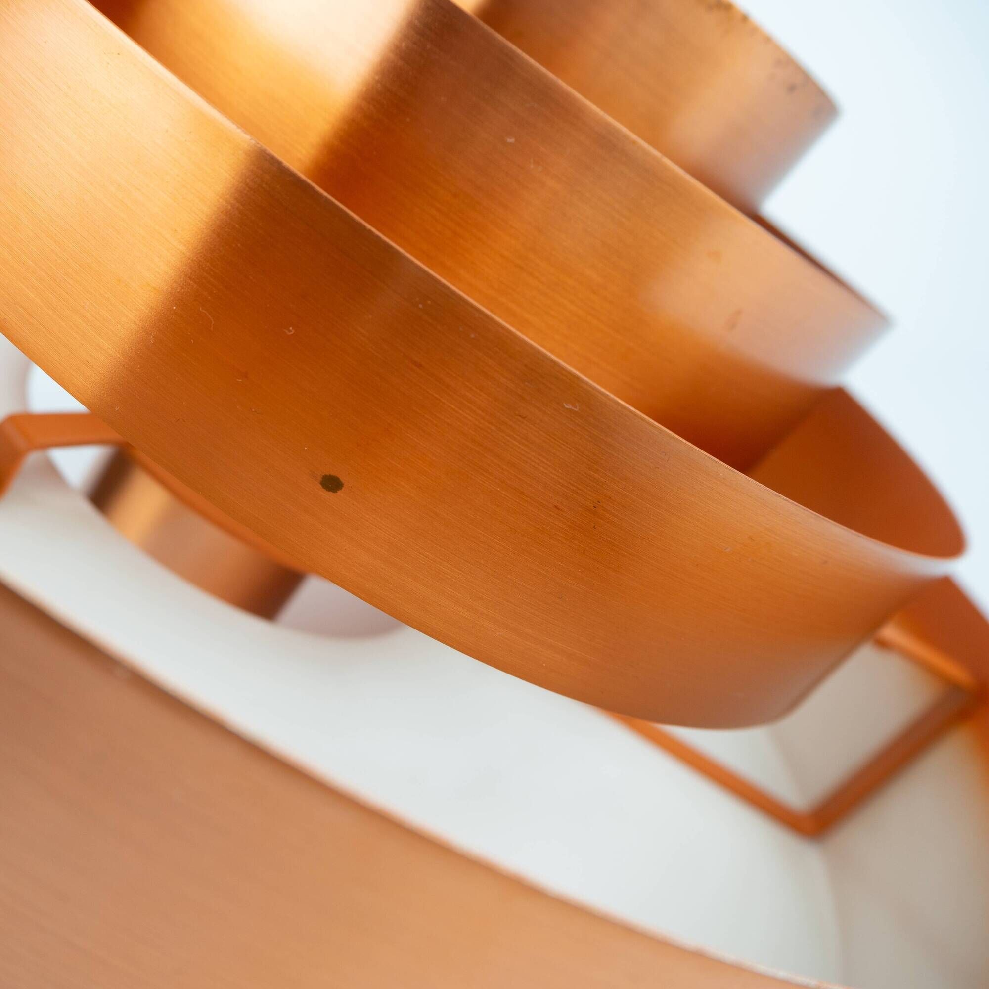 Danish vintage pendant lamp Roulet by Jo Hammerborg, Fog og Morup, 1963