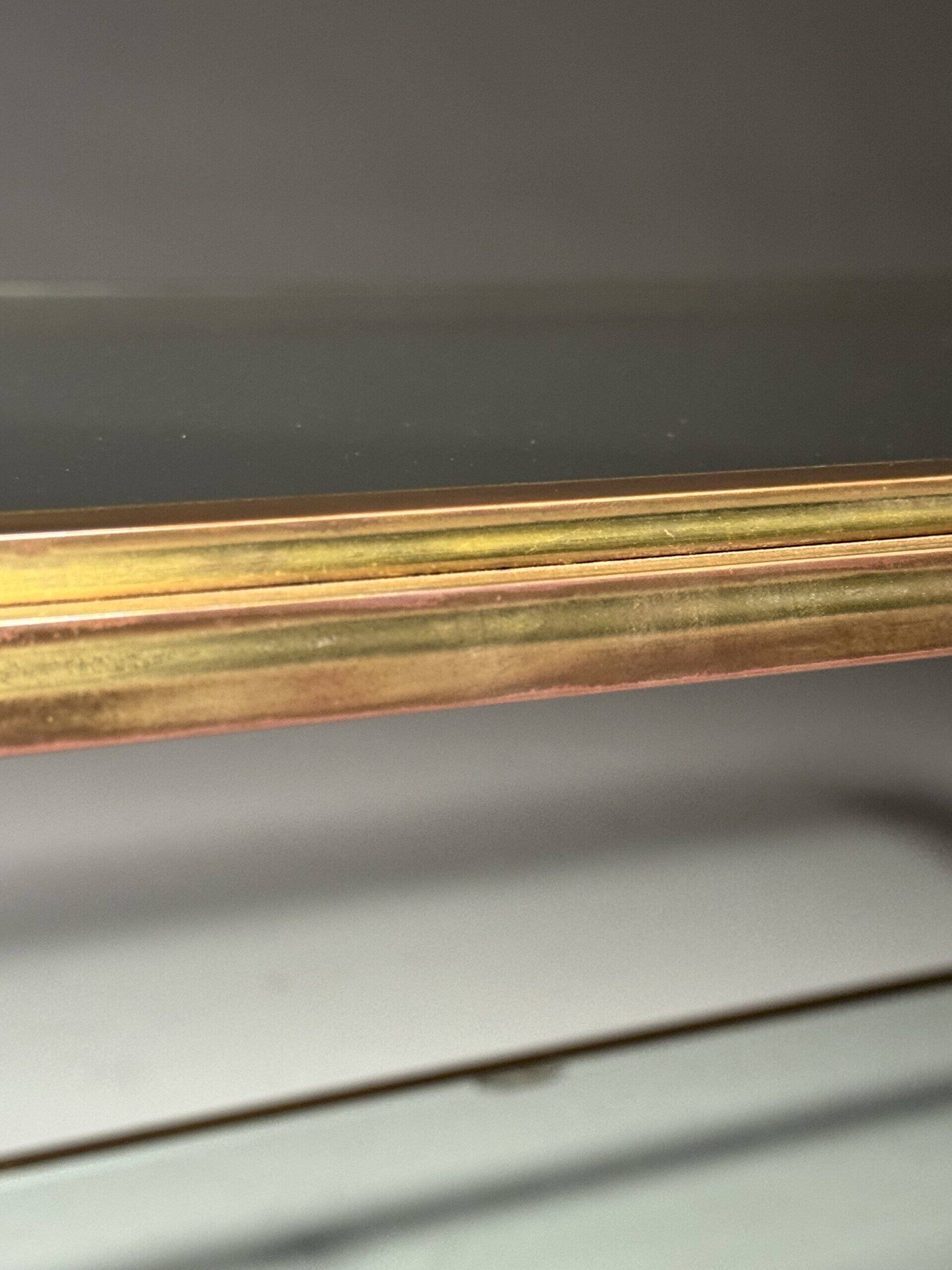 Mid-century glass coffee table