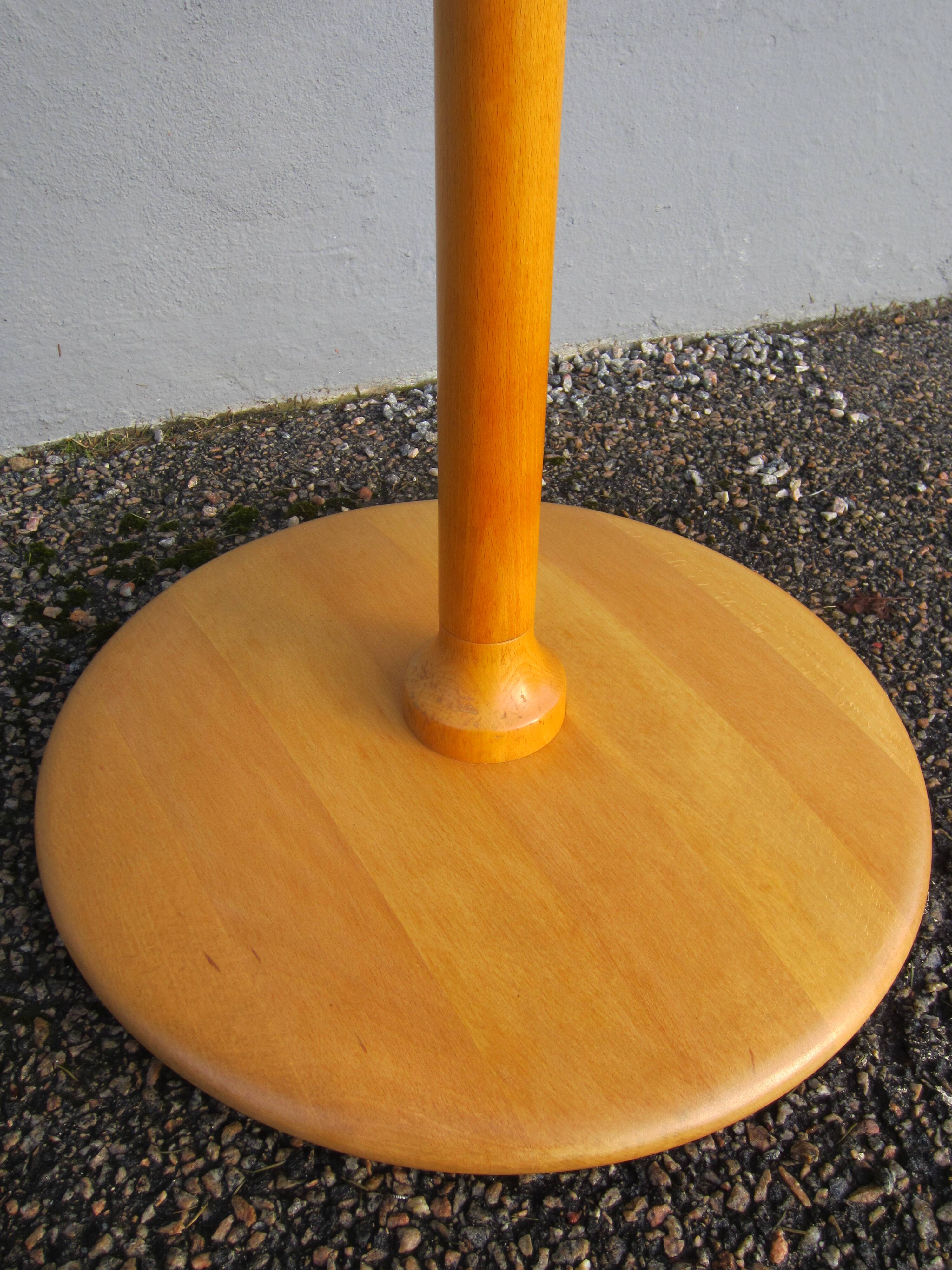 Scandinavian wooden coat rack by Nanna Ditzel