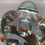 Pair of Daum candlesticks