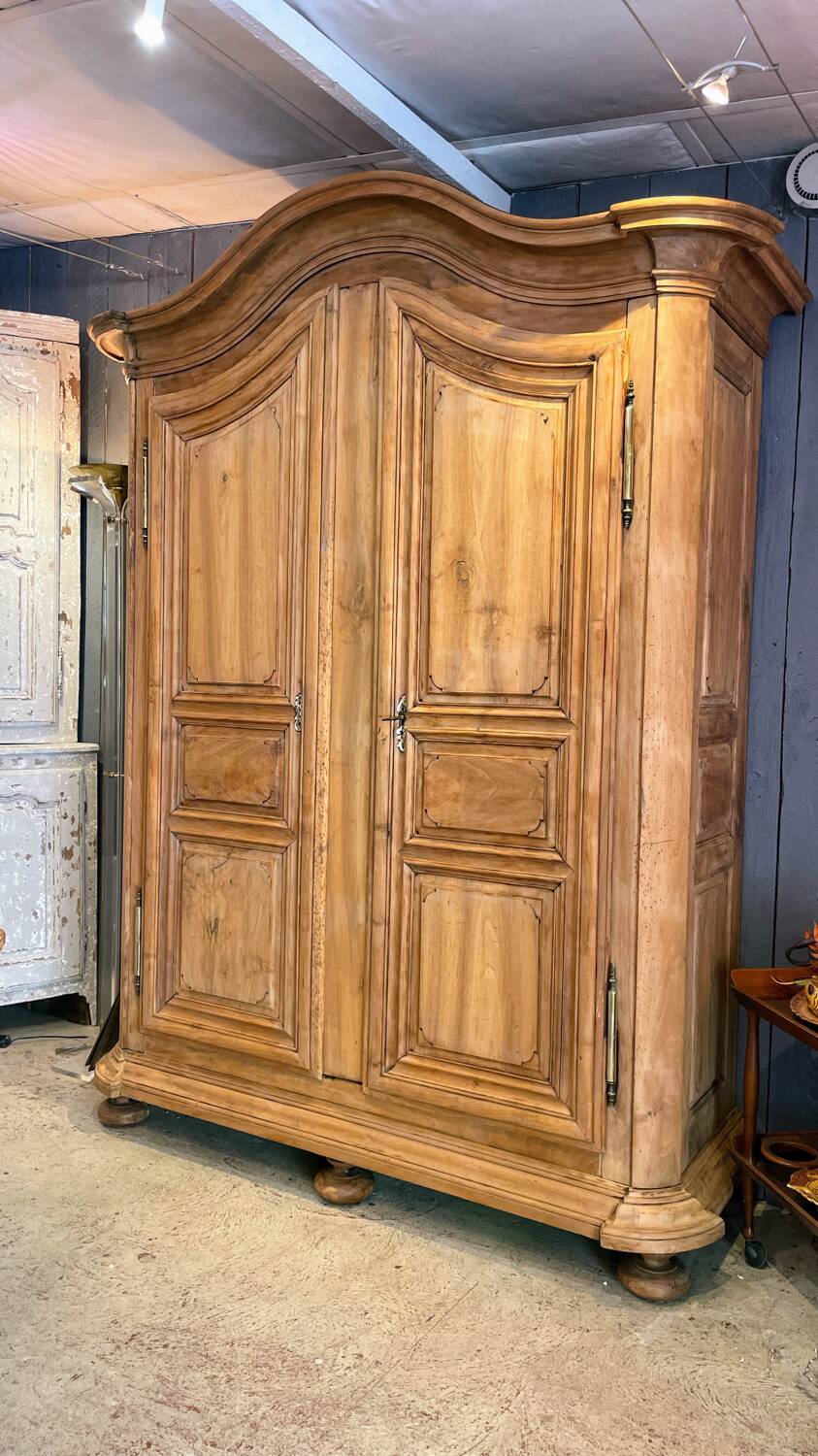 18th century walnut wardrobe