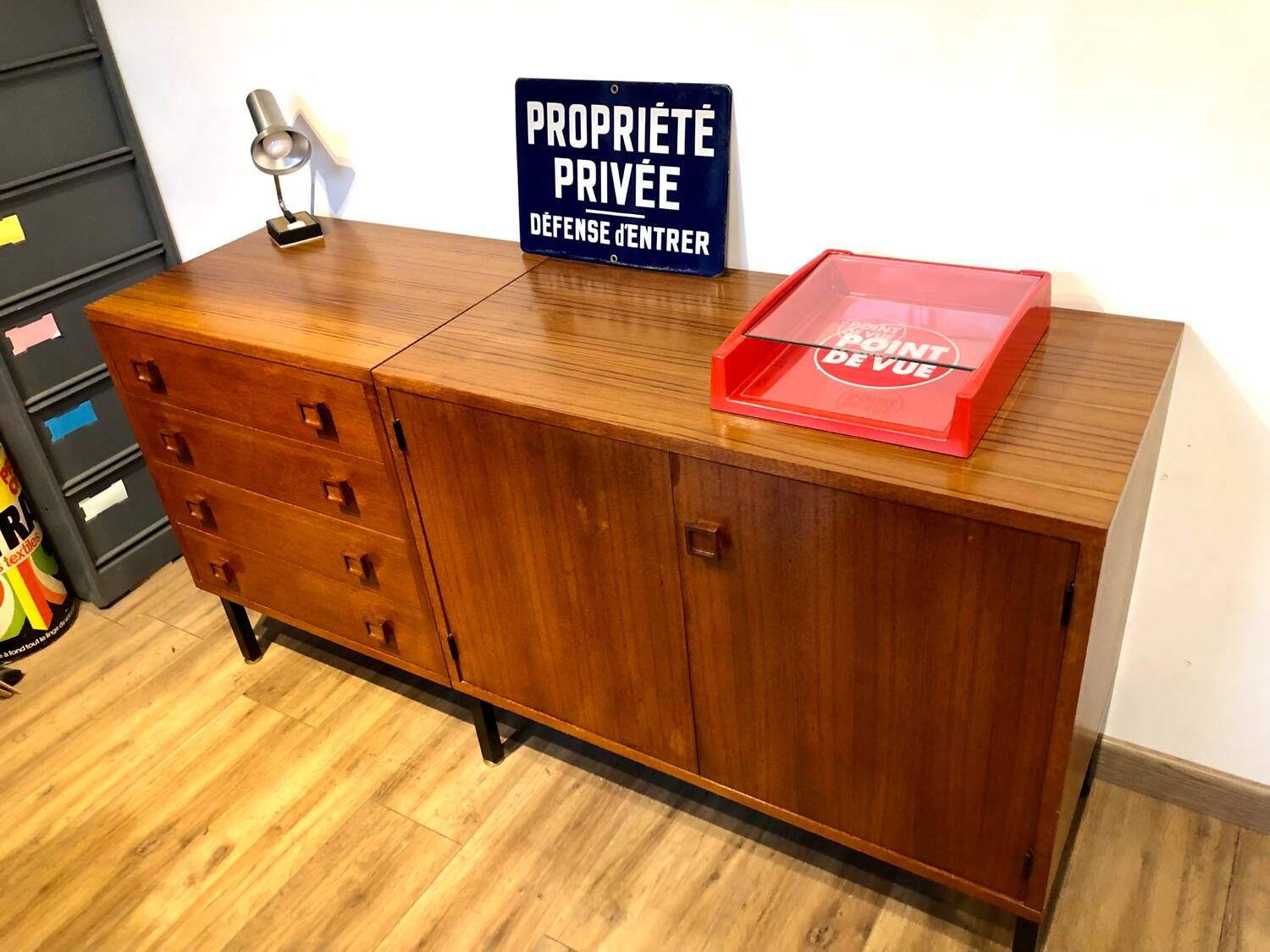 Teak enfilade