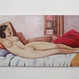 Female nude oil on canvas