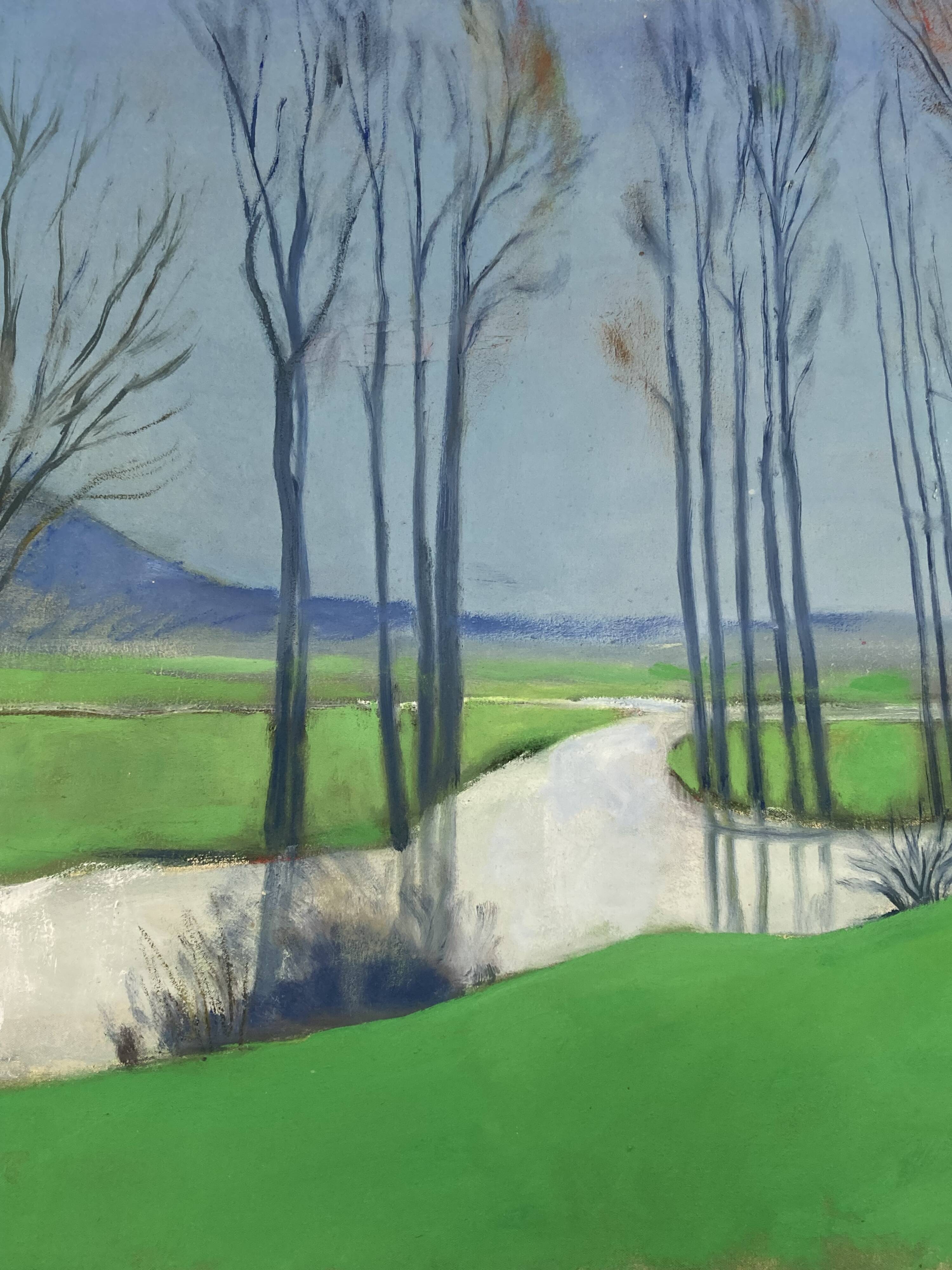 Large landscape on canvas 1.25m x 0.57m