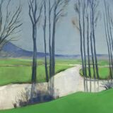 Large landscape on canvas 1.25m x 0.57m