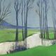 Large landscape on canvas 1.25m x 0.57m