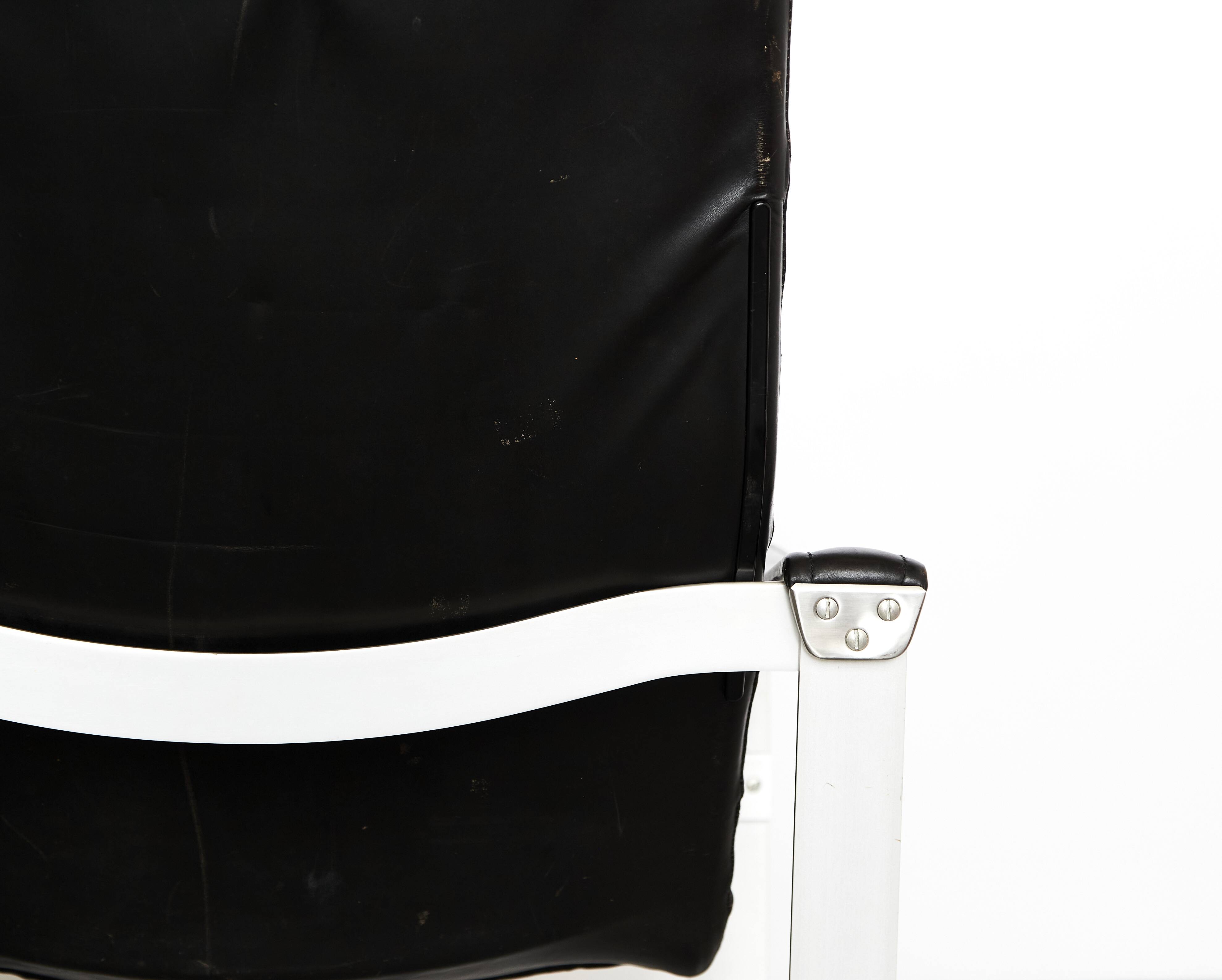 Lounge chair and ottoman Ilmari Lappalainen "Pulkka" for ASKO