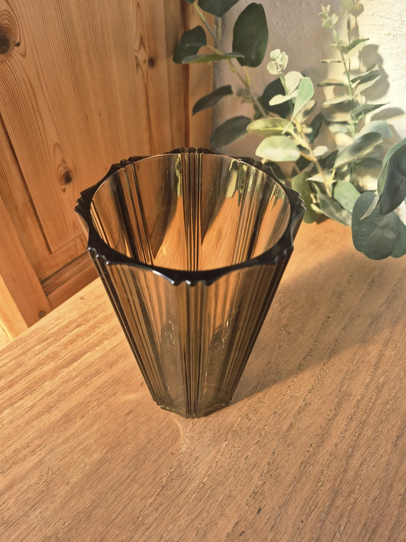 Draped vintage vase
