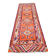 Burgundy & Orange Vintage Kilim Runner Rug, 92x292Cm