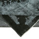 Handmade distressed oriental 1970s 196 cm x 303 cm black carpet