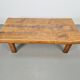 Mid-Century Brutalist Coffee Table in Oak, Spain, 1960s