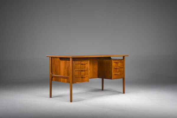 Bureau Boomerang en teck danois par Imha Mobelfabrik, années 1970