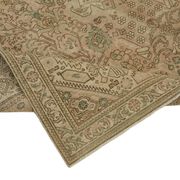 Hand-Knotted Persian One of a Kind 1970s 190 cm x 289 cm Beige Wool Carpet