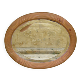 Old oval mirror