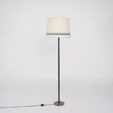 Leather-covered floor lamp, K & L Belysning Sweden.