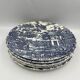 6 flat plates vintage Myott Meakin