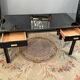 Black lacquered office by Pierre vandel Paris circa 1970