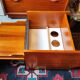 Rosewood coffee bar table Italy 1960