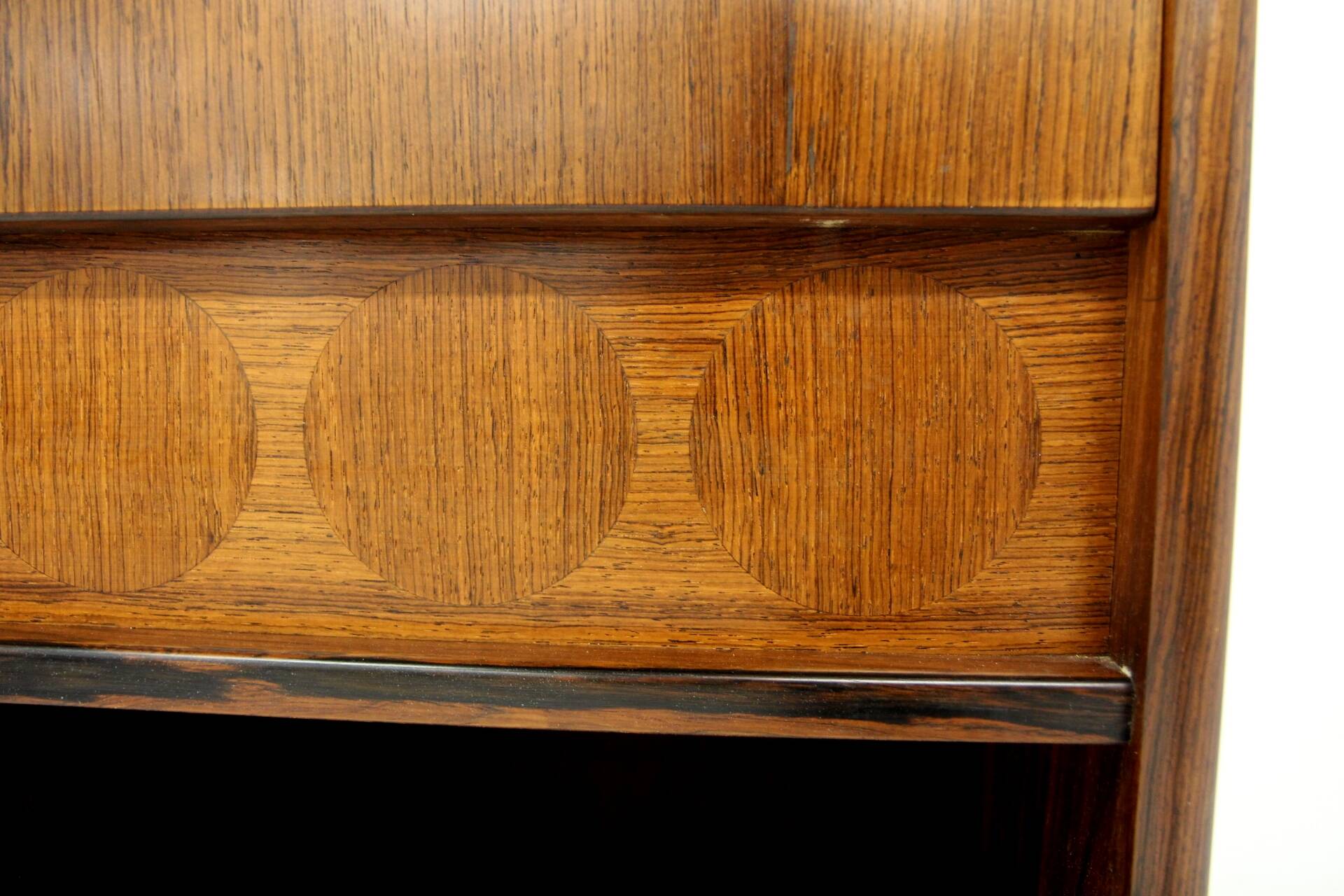 Scandinavian rosewood bar cabinet "SK 661" Johannes Andersen for J Skaaning & Søn, Denmark, 1960