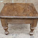 Old Art Deco tea table in Burmese teak