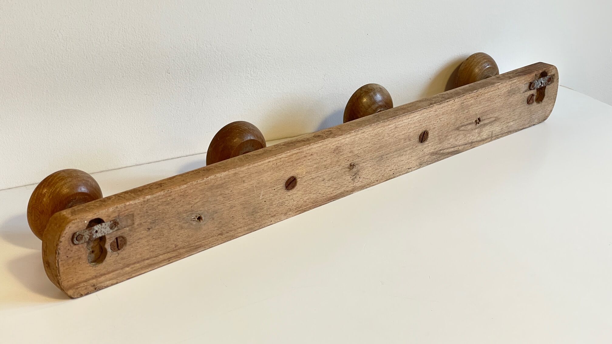 Coat rack 1930 art deco all wood