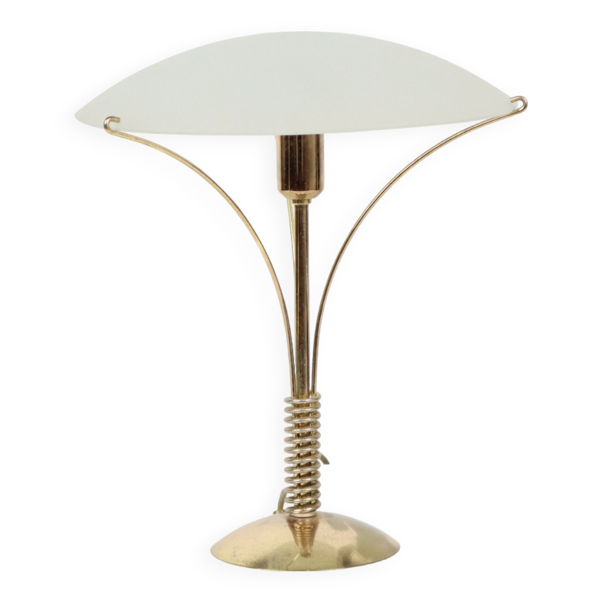 Vintage mushroom lamp table lamp massive seventies metal 36cm