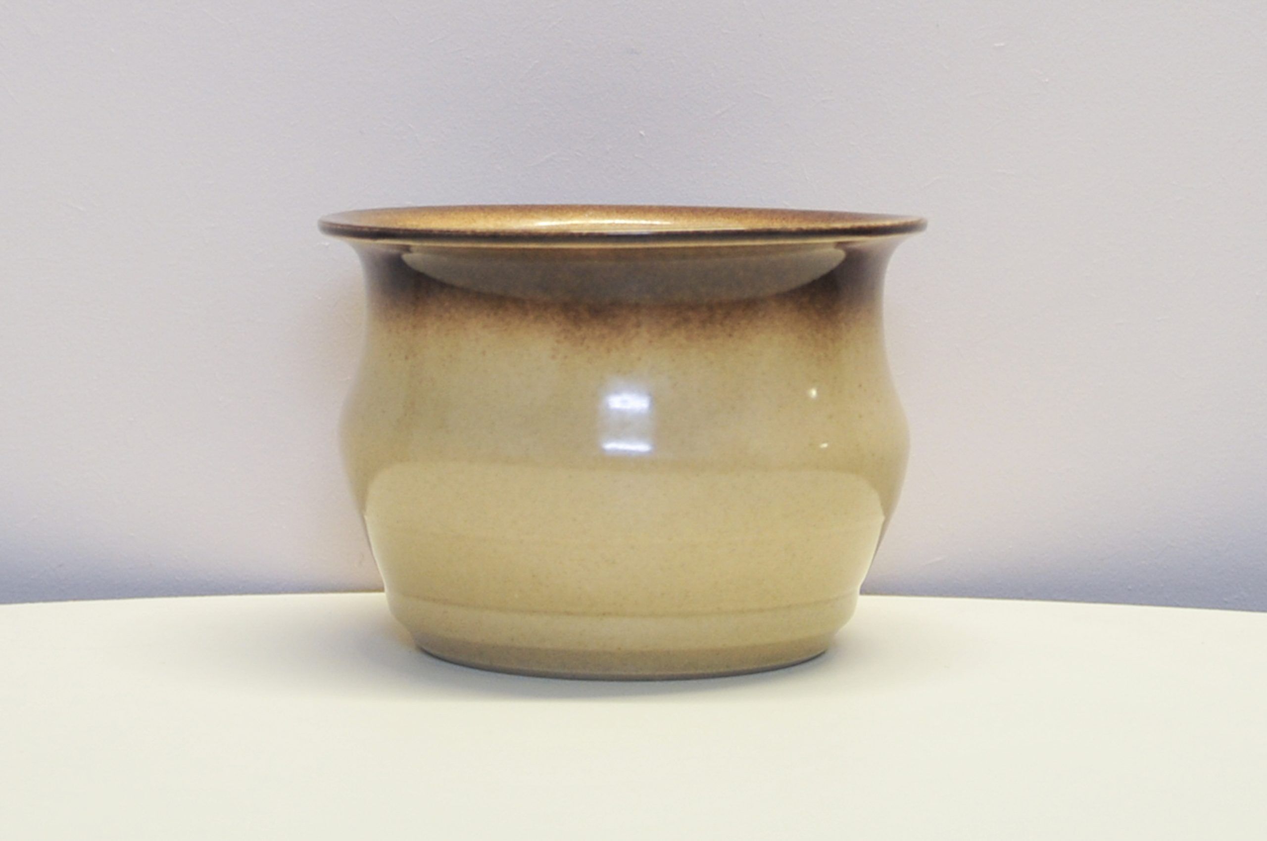 Brown flowerpot from Denmark