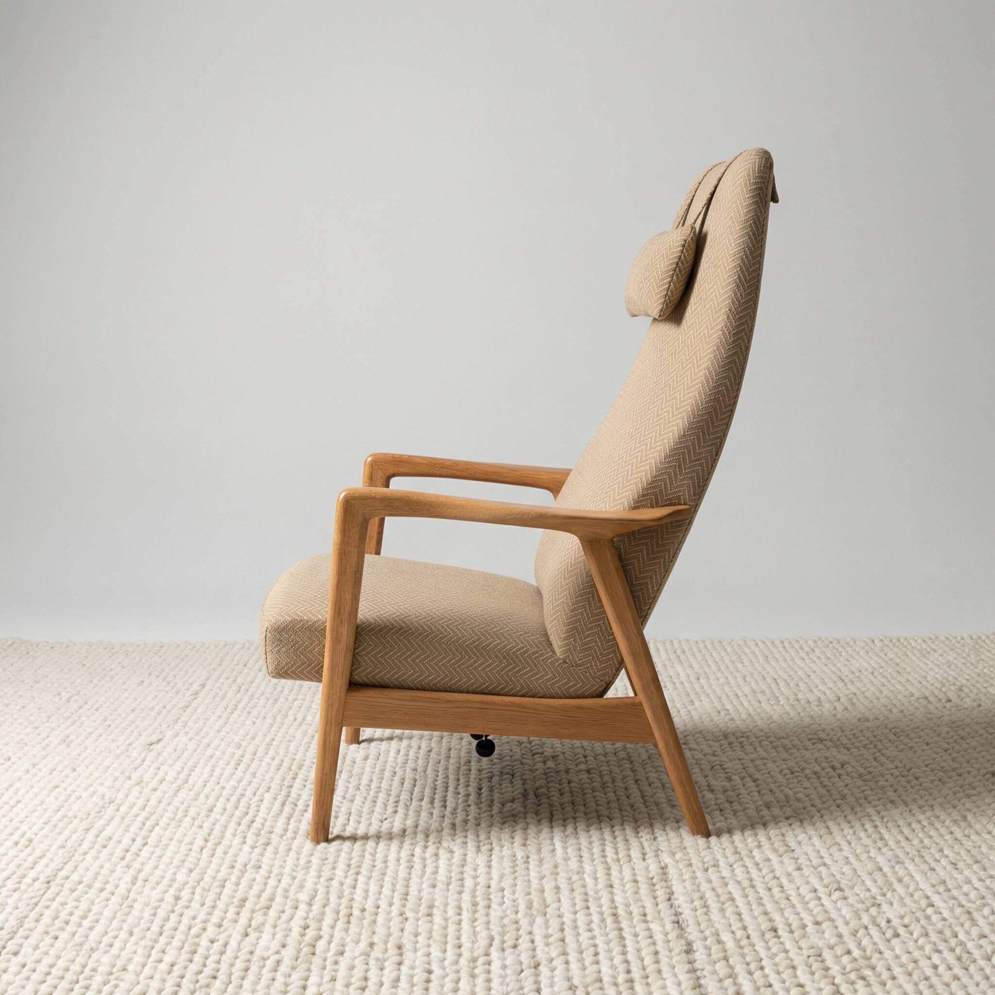 "Contour" reclining armchair by Alf Svensson for Dux, 1960s, Sweden
