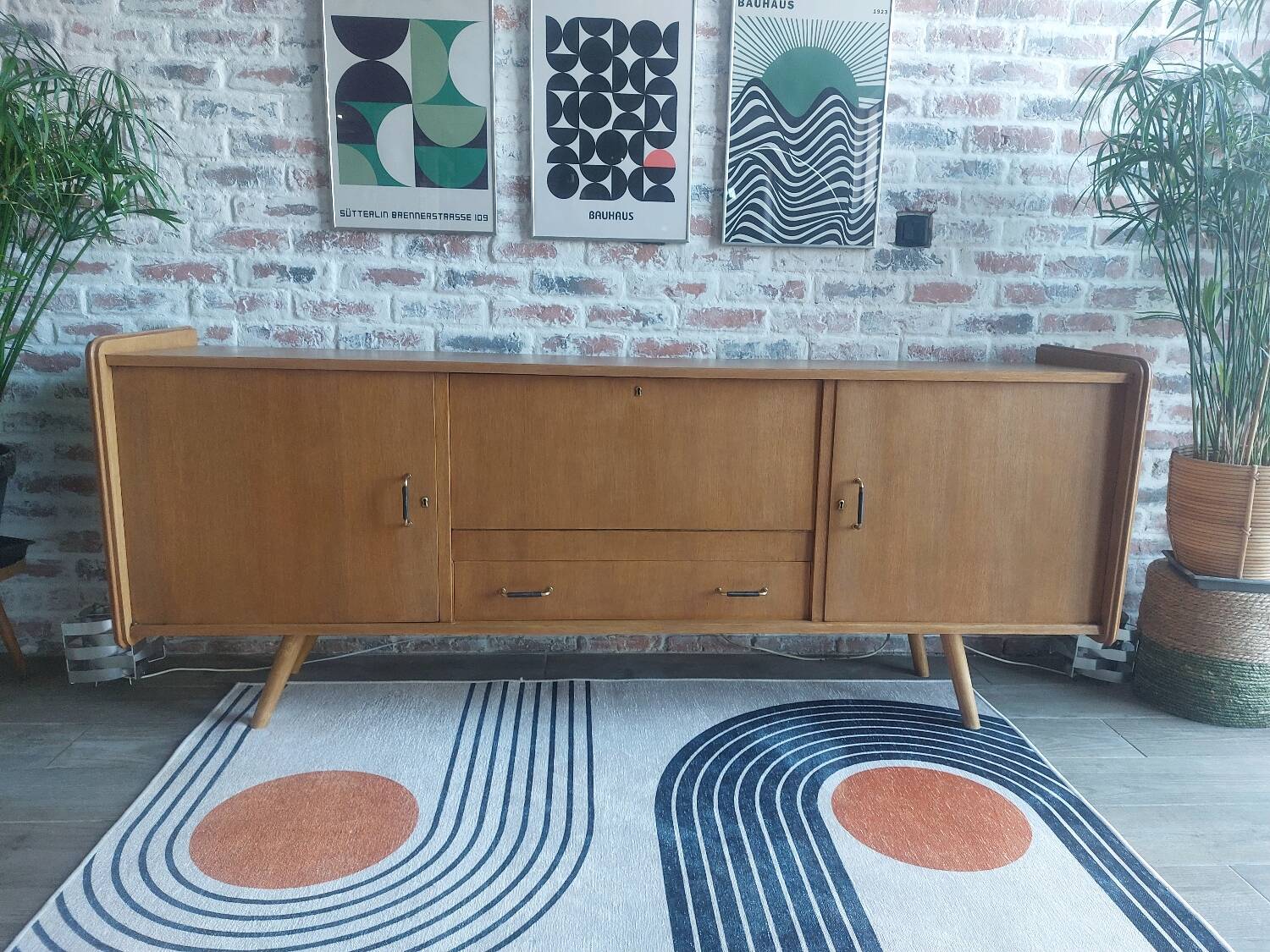 Vintage Scandinavian sideboard