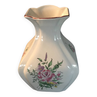 Lunéville earthenware vase