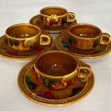 4 coffee cups bistro