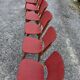 6 vintage oak chairs from the 1960s