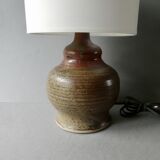 Sandstone lamp signed Blanot, 60s