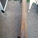 Vintage children’s walnut bench