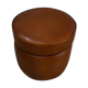 Sheep leather pouf