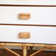 Rattan dresser, natural and white color, 1970s