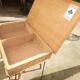 Bureau et chaise en osier et rotin 1960