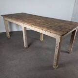 Old patinated farm table